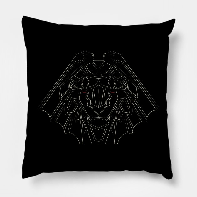 Manticore School Pillow by thepeartree