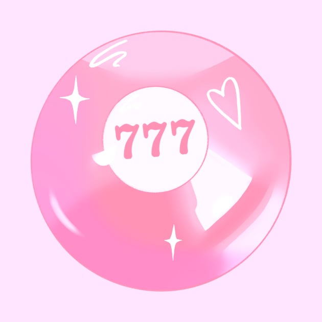 777 Angel Number Pool Ball by novembersgirl