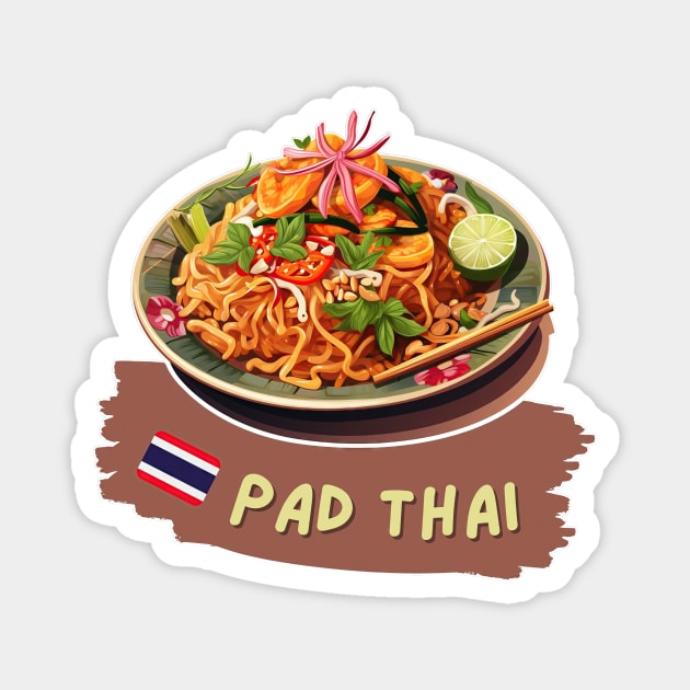 Pad Thai | Traditional Thai food Magnet by ILSOL