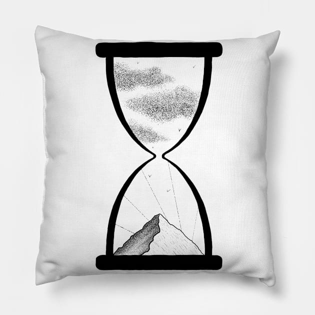 Timeless Pillow by jy ink