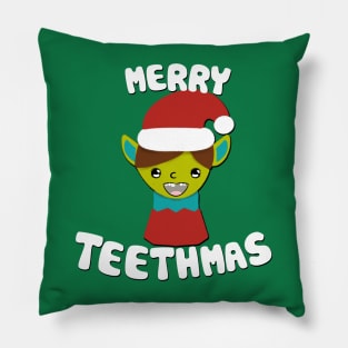 Boy Elf (Merry Teethmas) Pillow