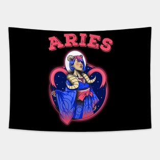 A Zodiac Sign Test Aries Tapestry