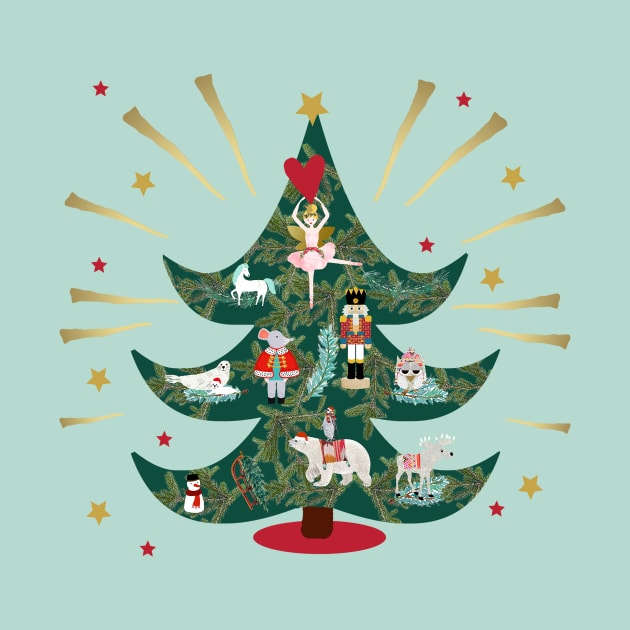 Xmas Nutcracker Tree by GreenNest