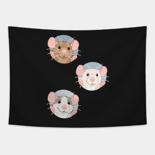 Rat stickers Tapestry