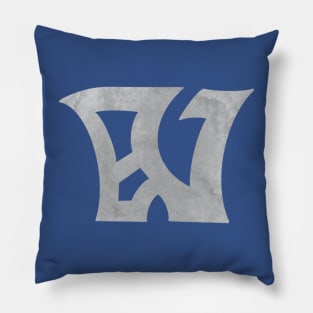 Wayward Blue Jays Logo (White) Pillow