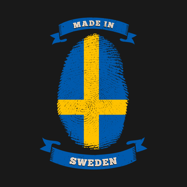 MADE IN SWEDEN FINGERPRINT Birthday by G33KT33S