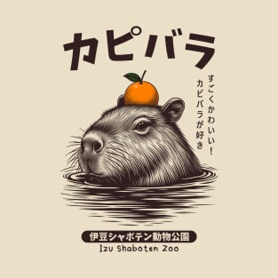 Capybara Hot Spring Japanese Onsen T-Shirt