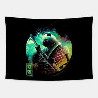 Samurai Panda Bear Soul Tapestry