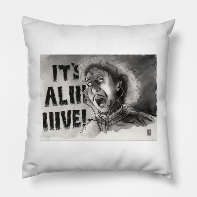 It's Alive!!! Pillow by BCP Design