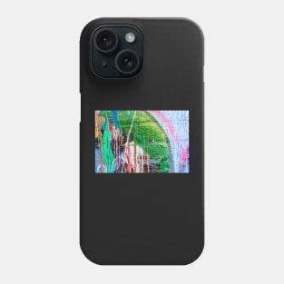 Dripping paint graffiti wall Phone Case