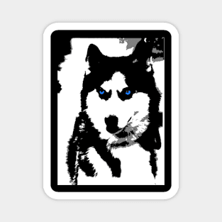 Siberian Husky Magnet