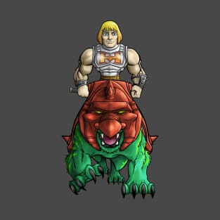 Battlecat and BA He-Man T-Shirt