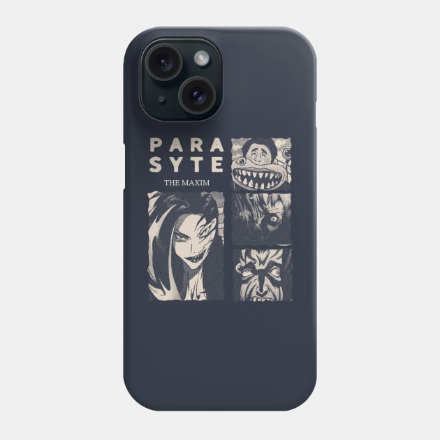 Parasyte The Maxim Gloomy Halftone Fanart Design Phone Case by Gloomeeey