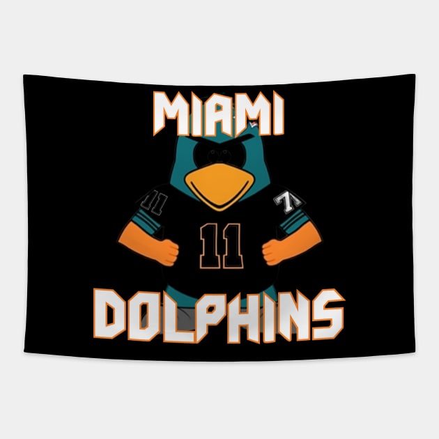 Miami Dolphins Tapestry by Pixy Official