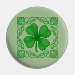 St. Patricks Day Clover Pin