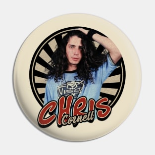 Vintage 80s Chris Cornell Pin