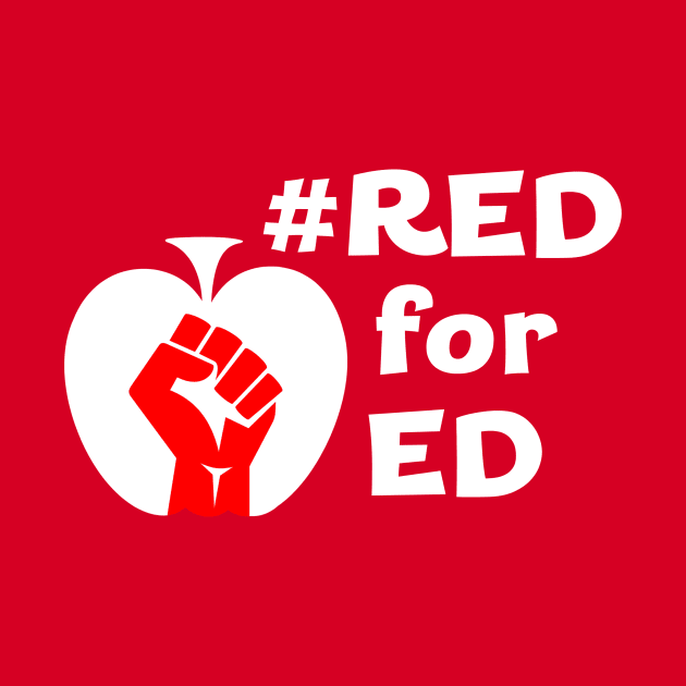 Red for Ed (red fist) by haberdasher92