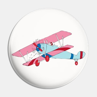 Cartoon Airplane Pin