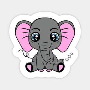 FUNNY Elephant Bubbles Magnet