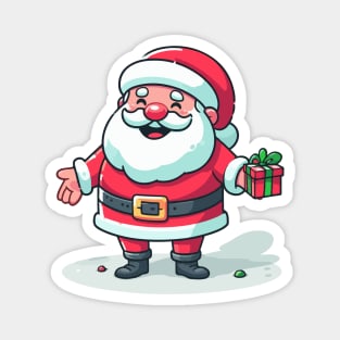 Santa HO HO HO Magnet