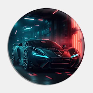 Underground Velocity Sports Car Pin