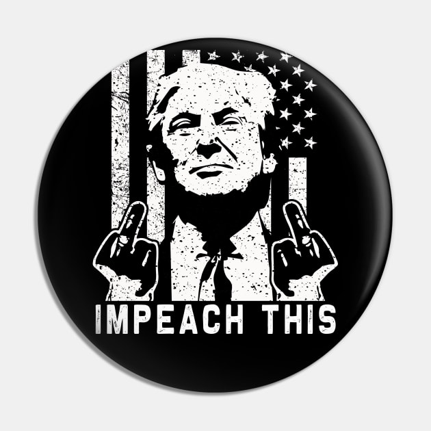 impeach this trump middle finger logo drawing