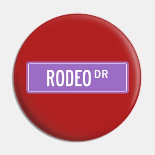 Rodeo dr purple Pin