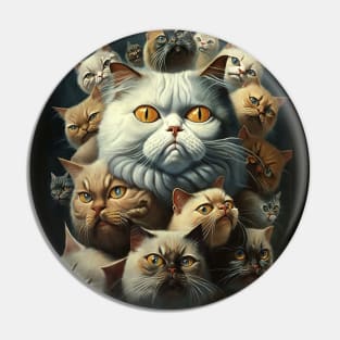 Lots of the Cats Pin