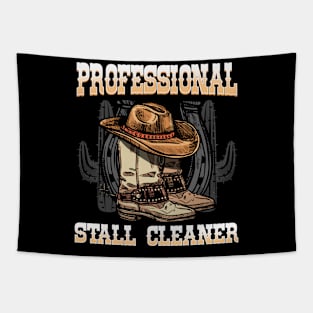 Professional Stall Cleaner I Equestrian Pony Horse Tapestry