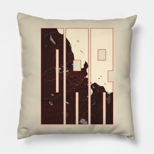 Dar es Salaam, Tanzania City Map Typography - Vector Pillow