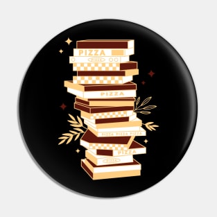 Stacked Pizza Boxes Pin