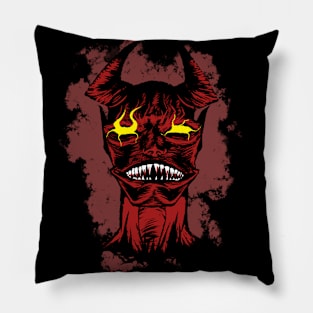 Blazing Demon Portrait Pillow