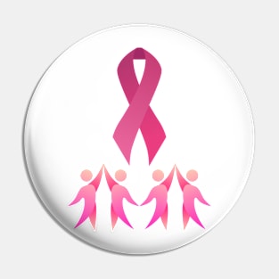 Breast cancer support Pin