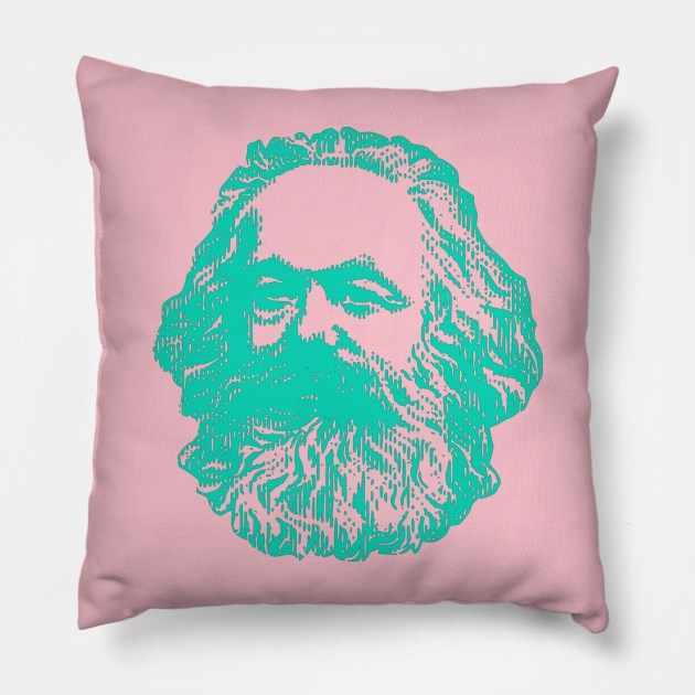 Karl's face Pillow by charlesproctor