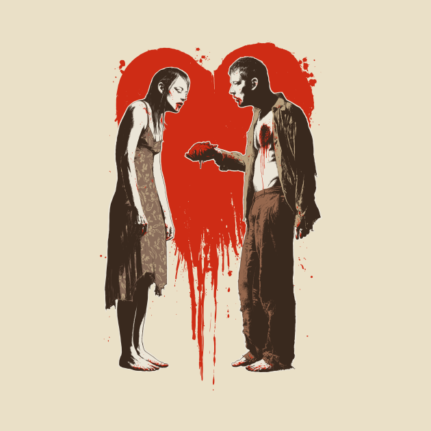 Zombie Romance Zombie TShirt TeePublic
