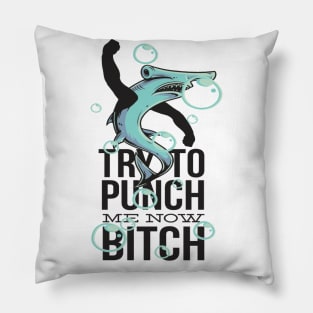 Trendy Shark Try To Punch Me Now Collections Pillow