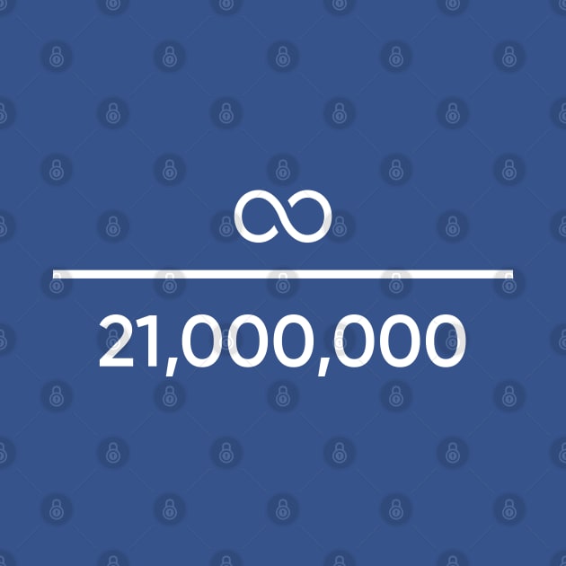 Infinite Value Over 21,000,000 Bitcoin (Dark) by StupidHead