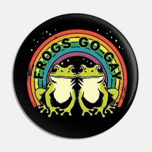 Frogs Go Gay Pin