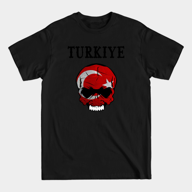 Discover Turkiye Flag skull Turkish Flag cool tükiye Istanbul - Turkiye - T-Shirt