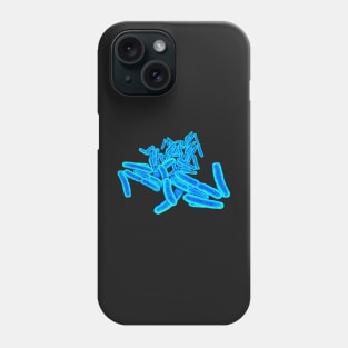 Blue Bacteria Phone Case