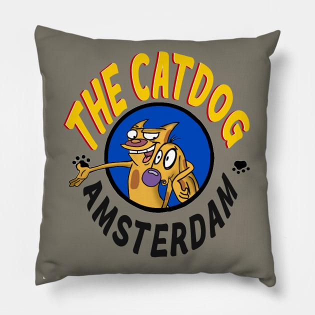 the catdog Pillow by amandasuita