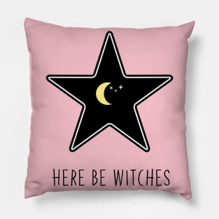 Here be Witches Pillow