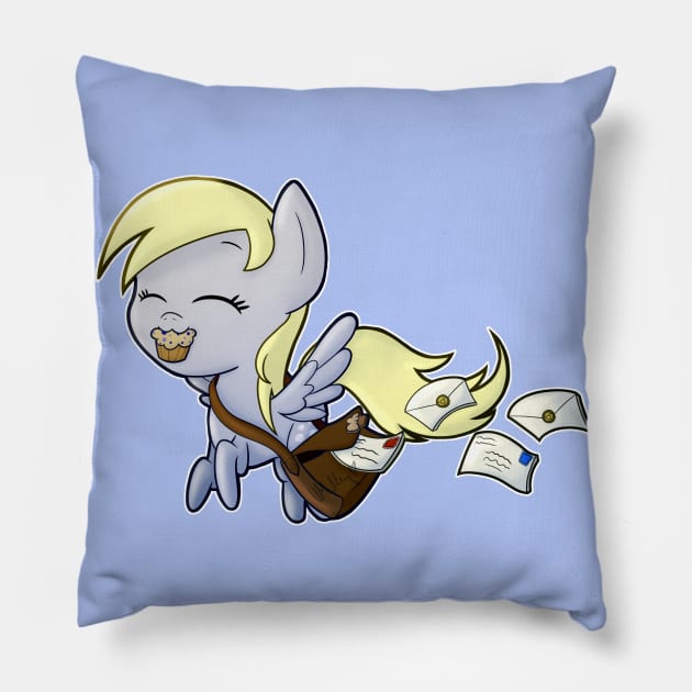 Chibi Derpy Hooves Pillow by vcm1824