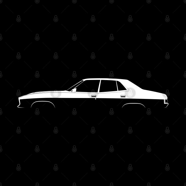 Ford Falcon 351 GT (XB) Silhouette by Car-Silhouettes