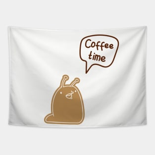 COFFEE TIME. With The Coffee Time Slug Tapestry