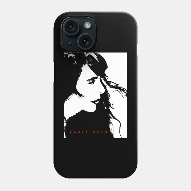Laura Nyro Silhouette Phone Case by szymkowski