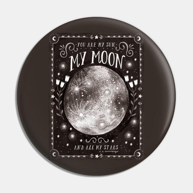 You are my Moon Pin by Iz Ptica