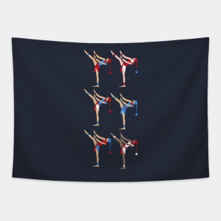 Ancient Egyptian Girls Dancing Tapestry