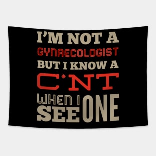 I'm Not A Gynaecologist Tapestry