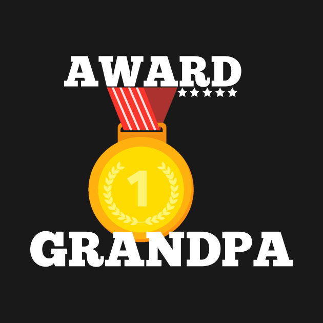 Award Trophy Best Grandpa i love my grandpa gift by Flipodesigner